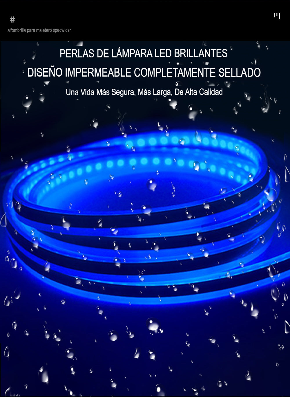 Tira Led para Capó - Auto
