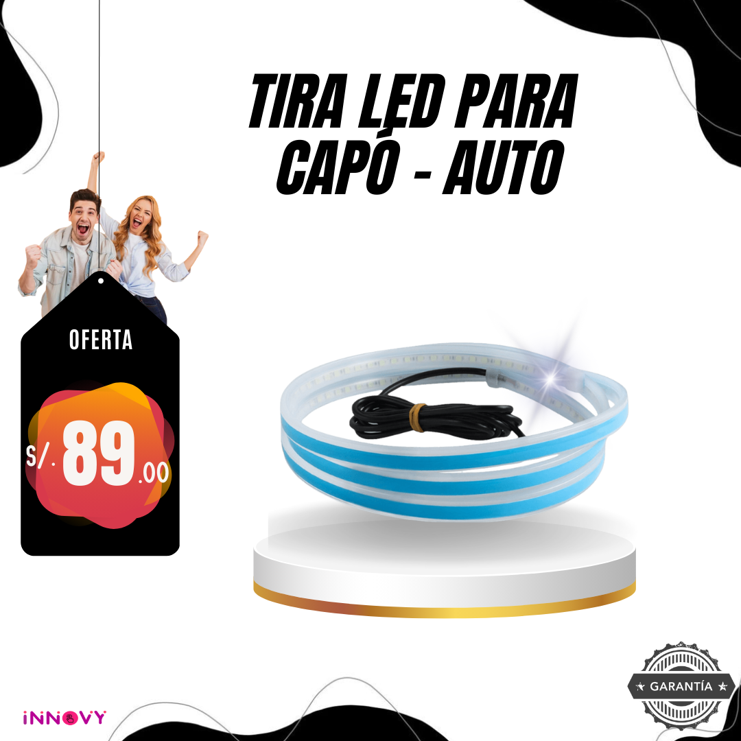 Tira Led para Capó - Auto