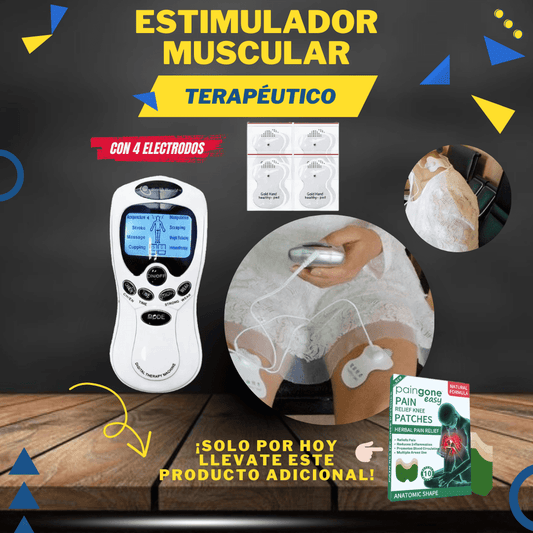 ESTIMULADOR MUSCULAR TERAPÉUTICO DIGITAL + REGALO  SOLO POR HOY 🎁 2