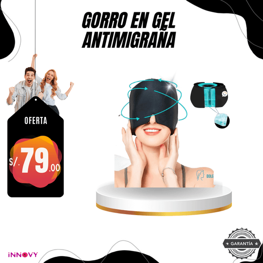 Gorro en Gel Antimigraña