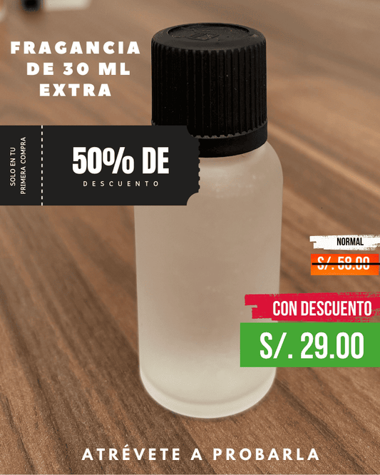 FRASCO  DE FRAGANCIA EXTRA DE 30 ML