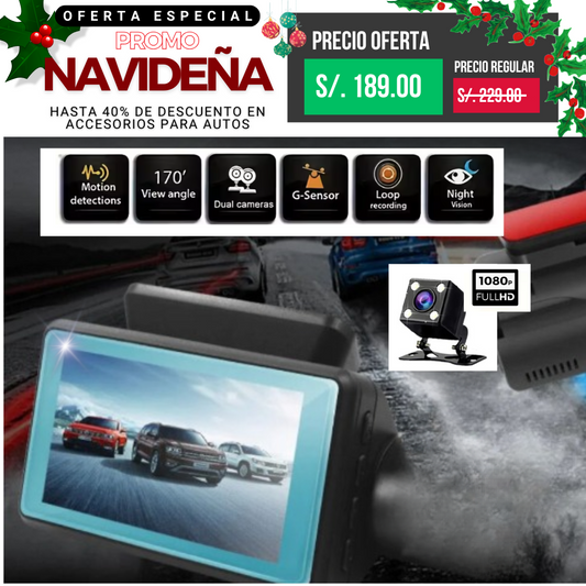 SafeCar Vision con doble Cámara